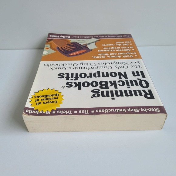 5/$12 Book Running QuickBooks in Nonprofits Kathy Ivens 2005 Bookkeeping - Picture 9 of 10